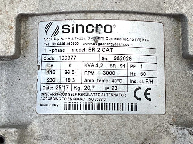 2017 europower ep4100 stroom aggregaat - afbeelding 10 van  10