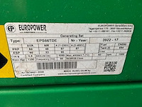 2017 europower eps66tde / eps44tde noodstroomaggregaat (2x) - afbeelding 10 van  15