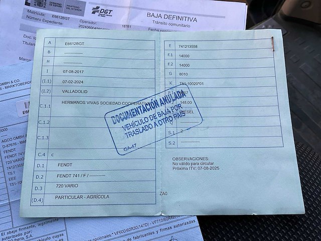 2017 fendt 720 vario s4 vierwielaangedreven landbouwtractor - afbeelding 46 van  50