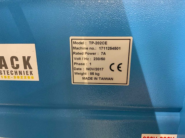 2017 fixpack tp-202ce omsnoeringsmachine met voorraadkast - afbeelding 12 van  12