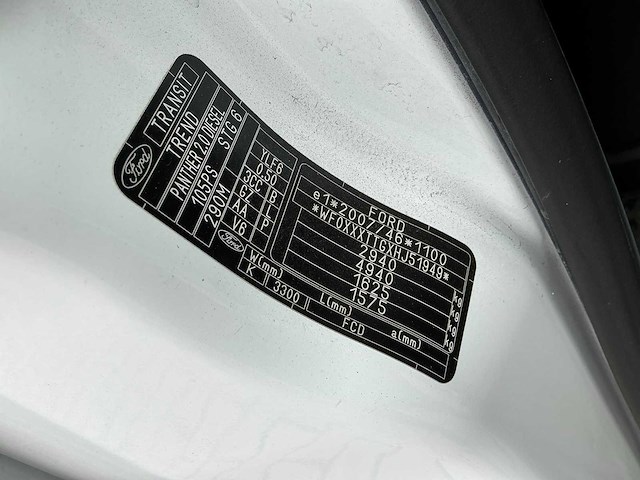 2017 ford transit trend bestelwagen - afbeelding 17 van  18