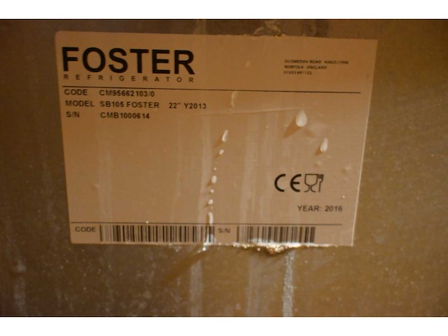 2017 foster f132 a ix 230 ijsblokjesmachine - afbeelding 4 van  5