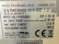 2017 fral facsw22 airconditioning - afbeelding 9 van  9