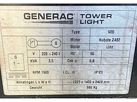 2017 generac mobile products v20 led lichtmast aanhangwagen - afbeelding 15 van  24