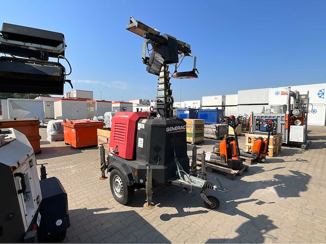 2017 generac mobile products vb9 v20 led lichtmast aggregaat aanhangwagen - afbeelding 13 van  18