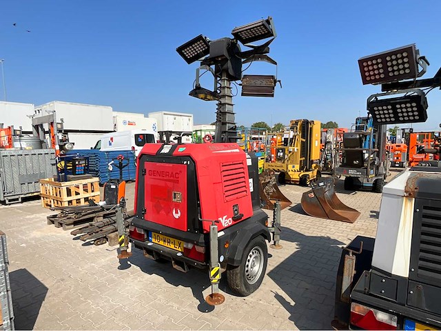 2017 generac mobile products vb9 v20 led lichtmast aggregaat aanhangwagen - afbeelding 14 van  18