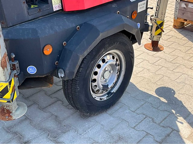 2017 generac mobile products vb9 v20 led lichtmast aggregaat aanhangwagen - afbeelding 7 van  18