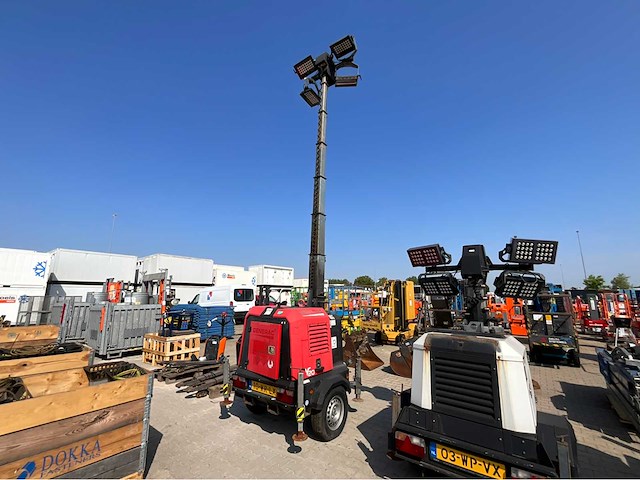 2017 generac mobile products vb9 v20 led lichtmast aggregaat aanhangwagen - afbeelding 1 van  18