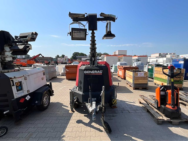 2017 generac mobile products vb9 v20 led lichtmast aggregaat aanhangwagen - afbeelding 12 van  18