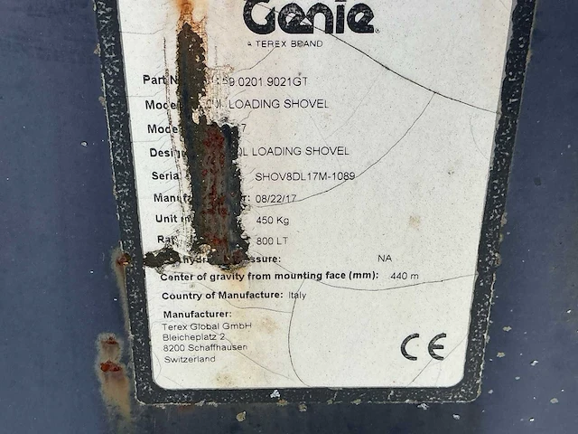 2017 genie gth-4014 verreiker - afbeelding 17 van  24