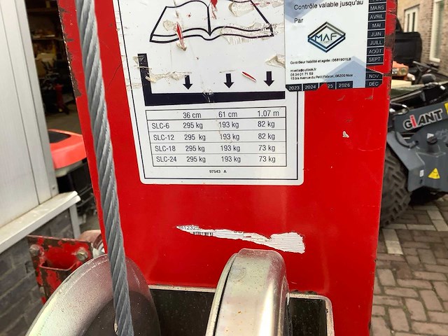 2017 genie slc18 kanaallift - afbeelding 7 van  7