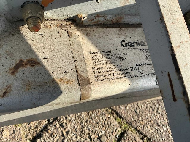 2017 genie slc24 kanaallift - afbeelding 7 van  10
