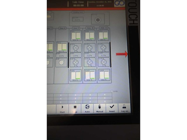2017 global oven systems tcre 3-zone polyimide uithardings glas rol oven (c) - afbeelding 19 van  47