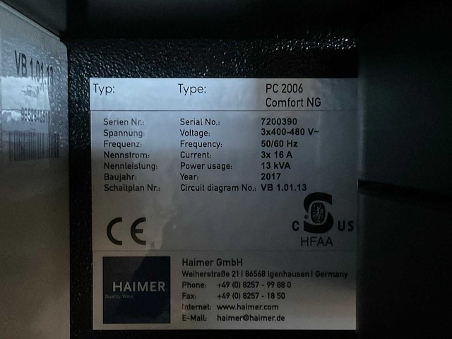 2017 hainer power clamp 2006 comfort ng krimpapparaat - afbeelding 5 van  10