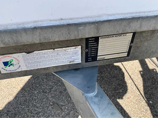 2017 hapert aanhangwagen - afbeelding 1 van  10