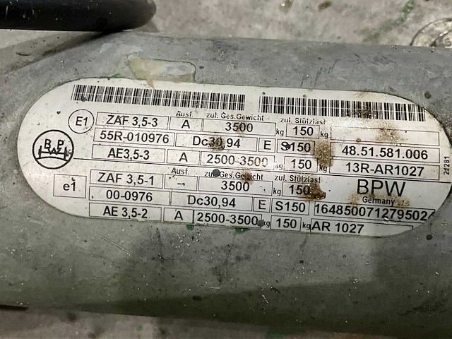 2017 hapert ta aanhangwagen - afbeelding 3 van  12