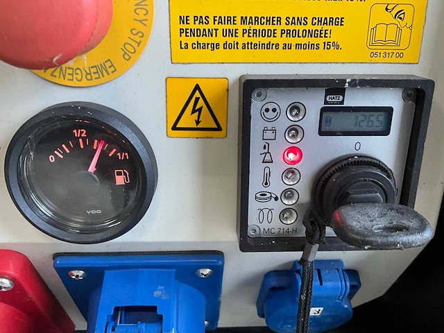 2017 hatz diesel stromerzeuger 31,5-4-3/s104 noodstroomaggregaat - afbeelding 9 van  10