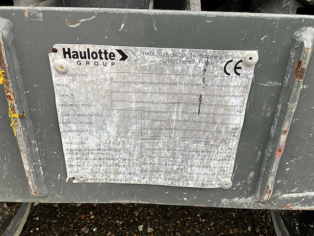 2017 haulotte optimum 8 schaarhoogwerker - afbeelding 10 van  18