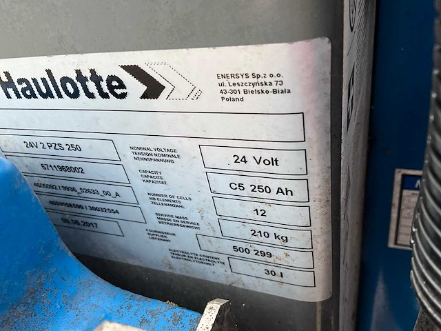2017 haulotte star 10 hoogwerker - afbeelding 4 van  13