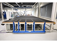 2017 hegla / knoll busbar makerp-3330 / luftkissentisch lt 9020 (kantelbare) vacuüm, soldeer tractor en isoleer assemblage tafel - afbeelding 25 van  44