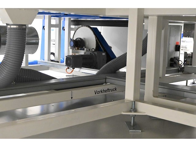 2017 hegla / knoll busbar makerp-3330 / luftkissentisch lt 9020 (kantelbare) vacuüm, soldeer tractor en isoleer assemblage tafel - afbeelding 28 van  44