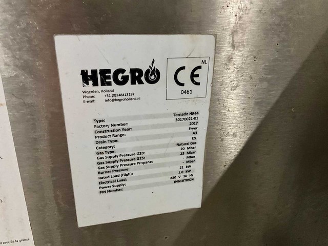 2017 hegro tornado hr44 / tornado ng2 bakwand - afbeelding 25 van  30