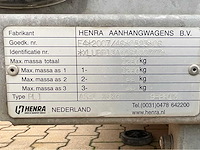 2017 henra de boer tijdelijk bouw dbm schaft aanhangwagen - afbeelding 6 van  14