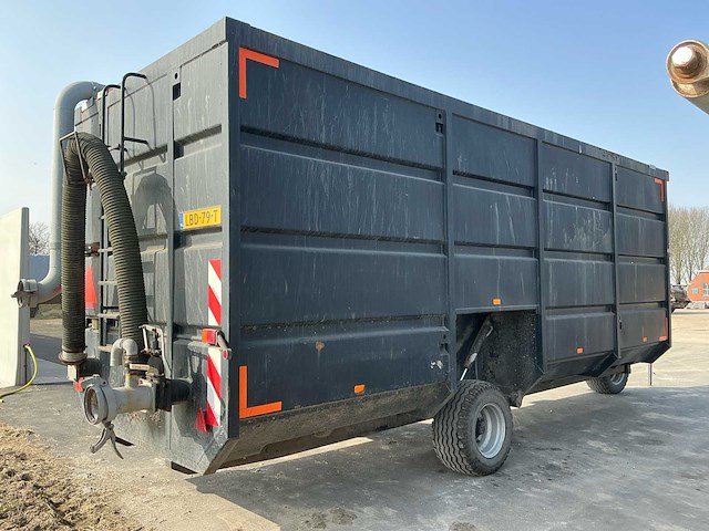 2017 heuvelmans 43m3 mestcontainer - afbeelding 2 van  17