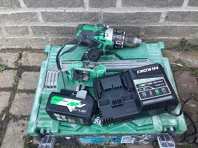 2017 hitach ds18dbl2 boormachine - afbeelding 3 van  4