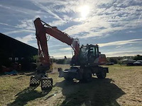 2017 hitachi zaxis 140 w-6 wheeled excavator - afbeelding 12 van  31