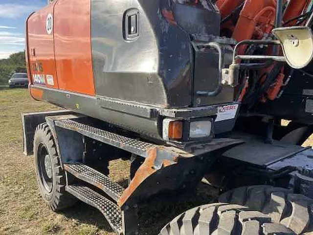 2017 hitachi zaxis 140 w-6 wheeled excavator - afbeelding 30 van  31