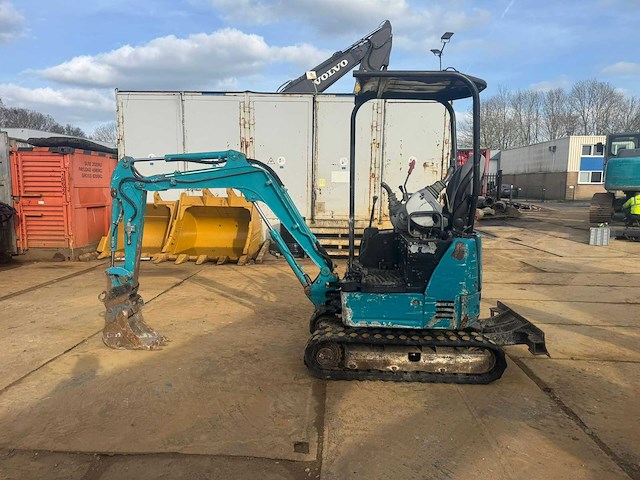 2017 hitachi zh17 1.7t minigraafmachine - afbeelding 1 van  14