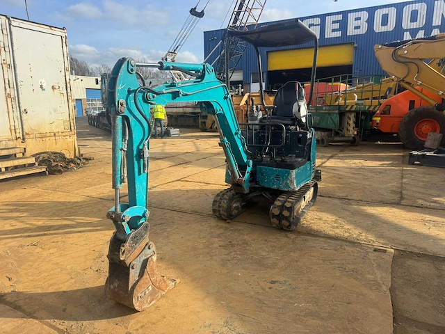 2017 hitachi zh17 1.7t minigraafmachine - afbeelding 11 van  14