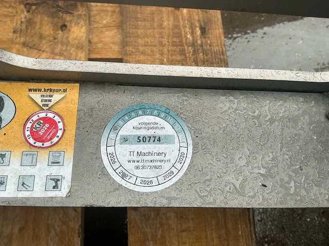 2017 htz dpk 800 e elektrische dakplatenklem 400 kg - afbeelding 14 van  16