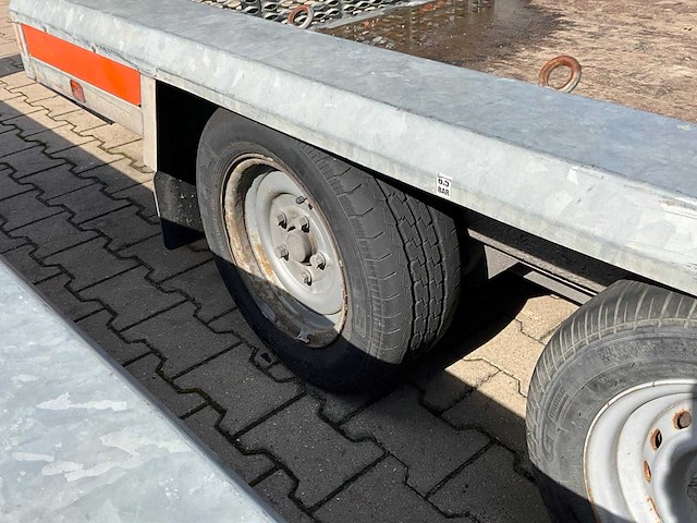 2017 hulco terrax-2 3001-lk machine transporter aanhangwagen - afbeelding 8 van  18