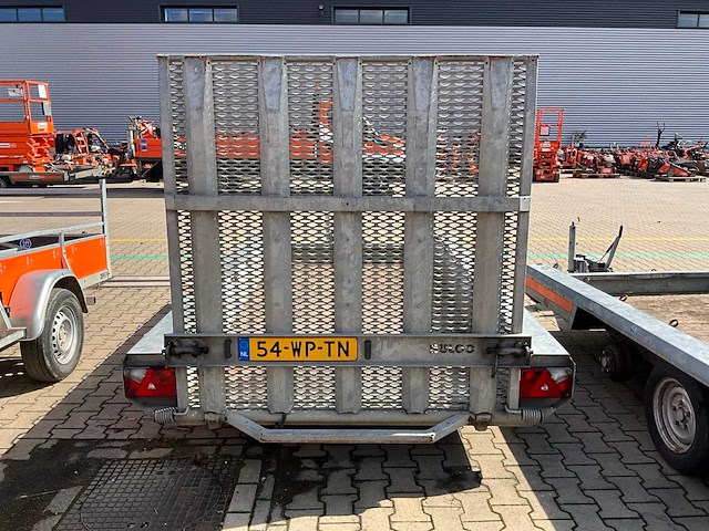 2017 hulco terrax-2 3001-lk machine transporter aanhangwagen - afbeelding 14 van  18