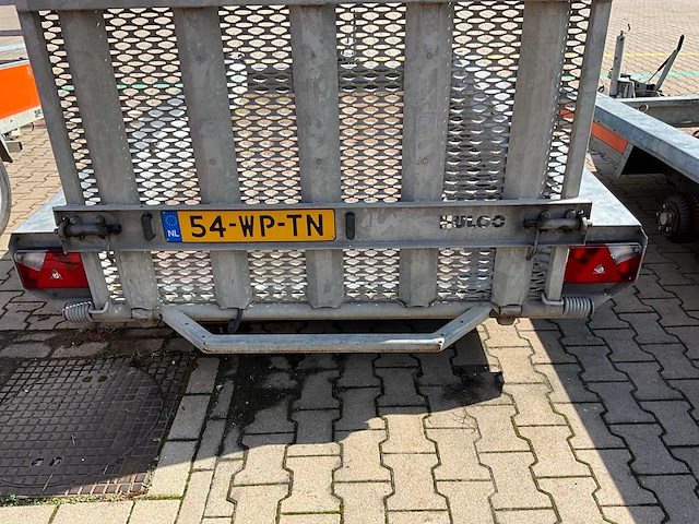 2017 hulco terrax-2 3001-lk machine transporter aanhangwagen - afbeelding 16 van  18