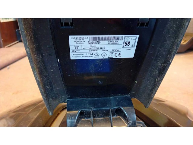 2017 husqvarna 420 robotmaaier - afbeelding 2 van  3