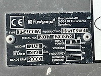 2017 husqvarna fs400lv asfaltzaagmachine / betonzaagmachine - afbeelding 4 van  12