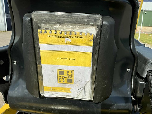 2017 hyster 2.0 vorkheftruck - afbeelding 11 van  20