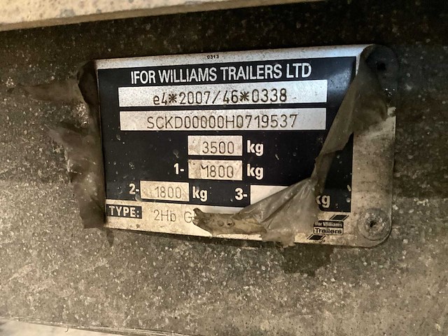 2017 i for williams 2hb machinetransporter - afbeelding 5 van  14