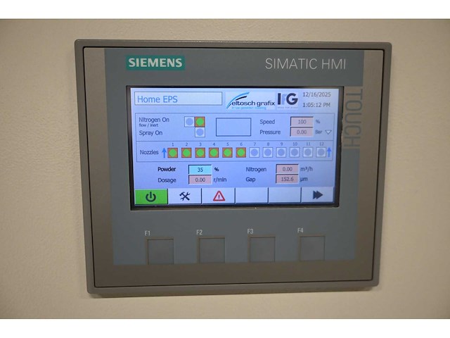 2017 ifg - eltosch grafix glas space unit met benteler aanvoer rollenbaan en uitvoer rollenbaan (c) - afbeelding 10 van  27