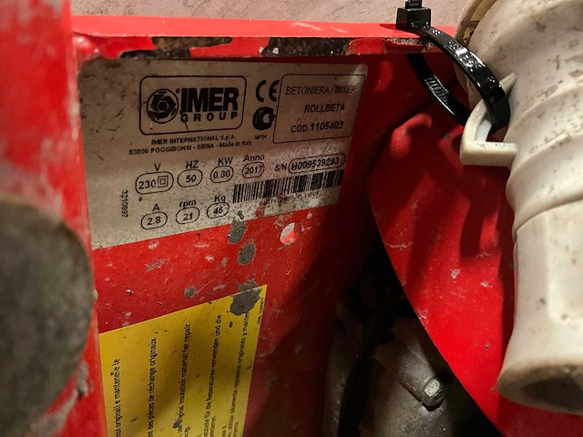 2017 imer rollbeta betonmolen - afbeelding 5 van  6