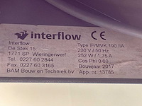 2017 interflow if/mvk 190iia laminaire stroomkast - afbeelding 5 van  5
