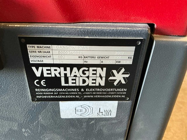 2017 ipc gansow 1280 e veegmachine - afbeelding 5 van  11