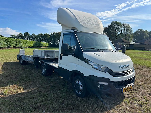 2017 iveco 40c18 bedrijfswagen inclusief veldhuizen be trailer - afbeelding 12 van  17