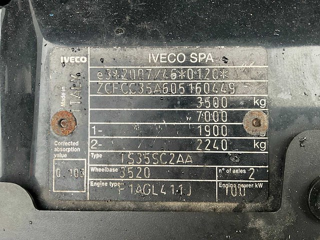 2017 iveco daily 35s14v 2.3 352 h2 l bedrijfswagen - afbeelding 15 van  22