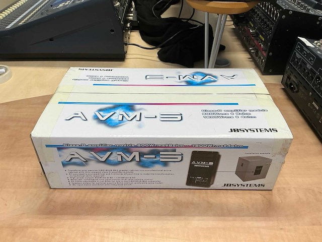 2017 jb systems avm3 versterker - afbeelding 1 van  3