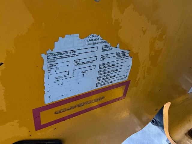 2017 jcb 406 shovel - afbeelding 20 van  38