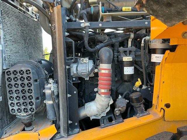 2017 jcb 437 wht t4f wastemaster wiellader met eurosteel hoogkiepbak - afbeelding 11 van  11